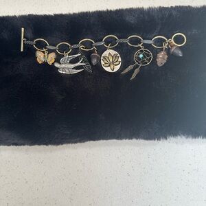 Lucky Brand Gold and Silver Chain Link Bracelet